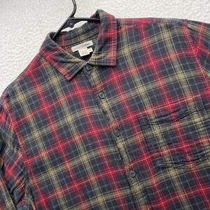 Carbon2Cobalt Flannel Shirt Mens Medium M Multi Plaid Outdoors Hiking Gorpcore